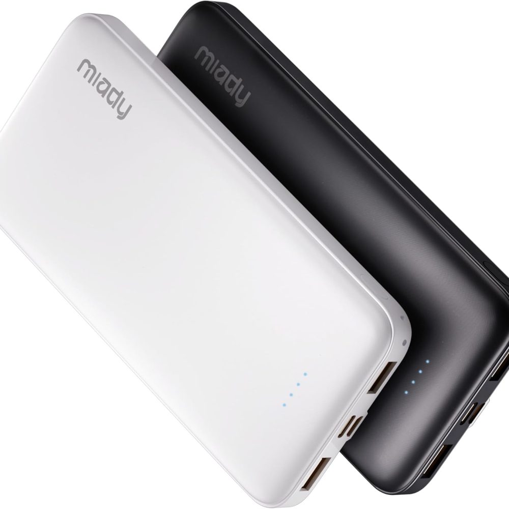 Miady 2-Pack 10000mAh Dual USB Portable Charger, USB-C Fast Charging Power Bank, Backup Charger for iPhone 15/14/13, Galaxy S23/22, Pixel and etc - Image 9